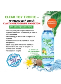 Очищающий спрей для игрушек CLEAR TOY Tropic - 100 мл. - Биоритм - купить с доставкой в Серпухове