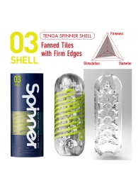 Мастурбатор SPINNER Shell - Tenga - в Серпухове купить с доставкой