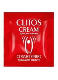 Пробник возбуждающего крема для женщин Clitos Cream - 1,5 гр. - Биоритм - купить с доставкой в Серпухове