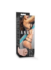 Телесный мастурбатор-ротик Angie - Blush Novelties - в Серпухове купить с доставкой