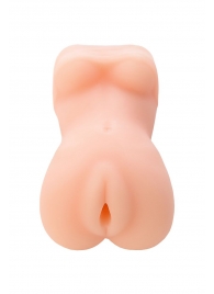 Телесный мастурбатор в виде женской фигурки - Toyfa Basic - в Серпухове купить с доставкой