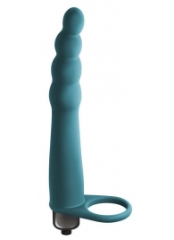 Зеленая вибронасадка для двойного проникновения Bramble - 16,5 см. - Lola Games - купить с доставкой в Серпухове