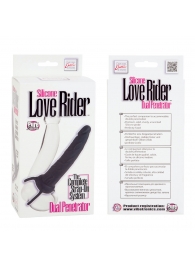 Насадка на пенис Silicone Love Rider Dual Penetrator для двойного проникновения - 14 см. - California Exotic Novelties - в Серпухове купить с доставкой