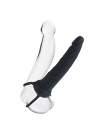 Насадка на пенис Silicone Love Rider Dual Penetrator для двойного проникновения - 14 см. - California Exotic Novelties - в Серпухове купить с доставкой