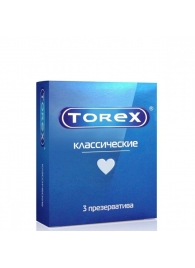 Гладкие презервативы Torex  Классические  - 3 шт. - Torex - купить с доставкой в Серпухове