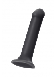 Черный фаллос на присоске Silicone Bendable Dildo XL - 20 см. - Strap-on-me - купить с доставкой в Серпухове