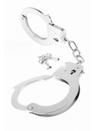 Металлические серебристые наручники Designer Metal Handcuffs - Pipedream - купить с доставкой в Серпухове