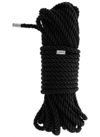 Черная веревка для бондажа BONDAGE ROPE - 10 м. - Dream Toys - купить с доставкой в Серпухове