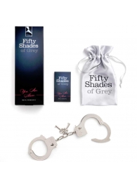 Металлические наручники Metal Handcuffs - Fifty Shades of Grey - купить с доставкой в Серпухове