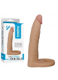 Телесная насадка-фаллоимитатор для двойного проникновения - 17 см. - Lovetoy - купить с доставкой в Серпухове