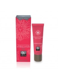 Возбуждающий интимный гель для двоих STIMULATION GEL Pomegranate   Nutmeg - 30 мл. - Shiatsu - купить с доставкой в Серпухове