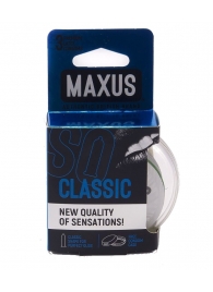 Классические презервативы в пластиковом кейсе MAXUS Classic - 3 шт. - Maxus - купить с доставкой в Серпухове