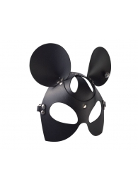 Черная кожаная маска  Мышка - Sitabella - купить с доставкой в Серпухове