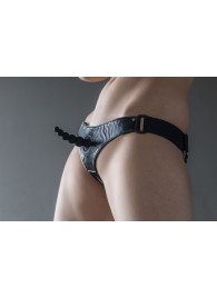 Черные трусики Better с анальной насадкой - 8 см. - Lola Games - купить с доставкой в Серпухове