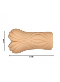 Телесный мастурбатор-вагина Louise - Baile - в Серпухове купить с доставкой