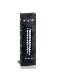 Рельефный фаллос для интенсивного электросекса Groovey George - 20 см. - MyStim - купить с доставкой в Серпухове