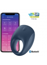 Эрекционное кольцо Satisfyer Strong One с возможностью управления через приложение - Satisfyer - в Серпухове купить с доставкой