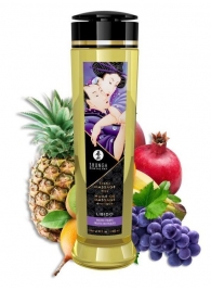 Массажное масло Libido Exotic Fruits с ароматом экзотических фруктов - 240 мл. - Shunga - купить с доставкой в Серпухове