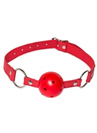 Красный кляп-шарик Firecracker - Lola Games - купить с доставкой в Серпухове