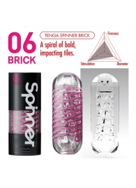 Мастурбатор SPINNER Brick - Tenga - в Серпухове купить с доставкой