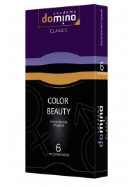 Разноцветные презервативы DOMINO Colour Beauty - 6 шт. - Domino - купить с доставкой в Серпухове