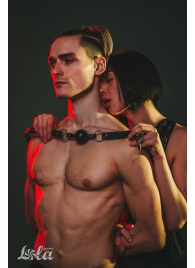 Черный кляп Love Addict на замочке - Lola Games - купить с доставкой в Серпухове