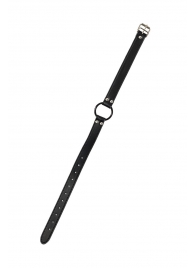 Черный кляп-кольцо Modesty - Lola Games - купить с доставкой в Серпухове