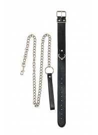 Черный ошейник с поводком Wild - Lola Games - купить с доставкой в Серпухове