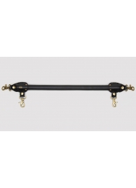 Черная распорка для ног Bound to You Faux Leather Spreader Bar - 50,8 см. - Fifty Shades of Grey - купить с доставкой в Серпухове