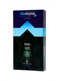 Презервативы увеличенного размера DOMINO Classic King size - 6 шт. - Domino - купить с доставкой в Серпухове