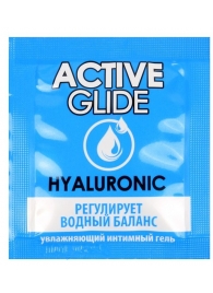 Лубрикант на водной основе Active Glide с гиалуроновой кислотой - 3 гр. - Биоритм - купить с доставкой в Серпухове