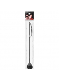 Черный стек с наконечником-сердечком - 54 см. - Notabu - купить с доставкой в Серпухове