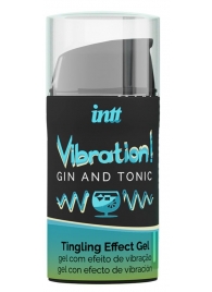 Жидкий интимный гель с эффектом вибрации Vibration! Gin   Tonic - 15 мл. - INTT - купить с доставкой в Серпухове