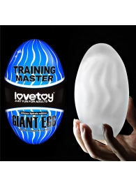 Мастурбатор-яйцо Giant Egg Climax Spirals Edition - Lovetoy - в Серпухове купить с доставкой