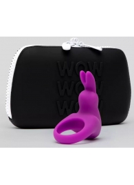 Фиолетовое эрекционное виброкольцо Happy Rabbit Cock Ring Kit - Happy Rabbit - в Серпухове купить с доставкой