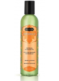 Массажное масло Naturals Tropical Mango с ароматом манго - 236 мл. - Kama Sutra - купить с доставкой в Серпухове