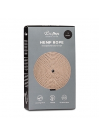 Пеньковая веревка для связывания Hemp Rope - 5 м. - Easy toys - купить с доставкой в Серпухове