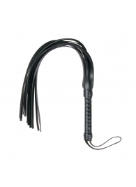 Черный флоггер Flogger Whip - 46 см. - Easy toys - купить с доставкой в Серпухове