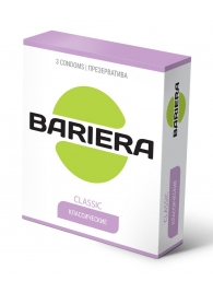 Классические презервативы Bariera Classic - 3 шт. - Bariera - купить с доставкой в Серпухове