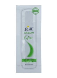 Лубрикант на водной основе pjur WOMAN Aloe - 2 мл. - Pjur - купить с доставкой в Серпухове