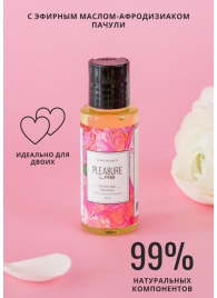 Массажное масло Pleasure Lab Delicate с ароматом пиона и пачули - 50 мл. - Pleasure Lab - купить с доставкой в Серпухове