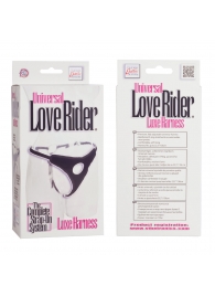 Трусы для страпона с универсальным креплением Universal Love Rider Luxe Harness - California Exotic Novelties - купить с доставкой в Серпухове