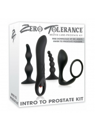 Набор стимуляторов простаты Intro To Prostate Kit - Zero Tolerance - в Серпухове купить с доставкой