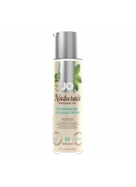 Массажное масло с ароматом перечной мяты и эвкалипта JO Naturals Peppermint   Eucalyptus - 120 мл. - System JO - купить с доставкой в Серпухове