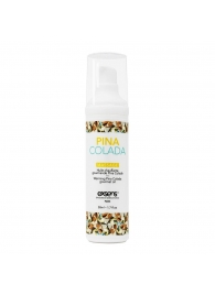 Разогревающее массажное масло с ароматом пина колада Gourmet Pina Colada - 50 мл. - Exsens - купить с доставкой в Серпухове