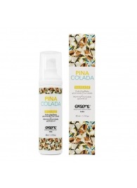 Разогревающее массажное масло с ароматом пина колада Gourmet Pina Colada - 50 мл. - Exsens - купить с доставкой в Серпухове