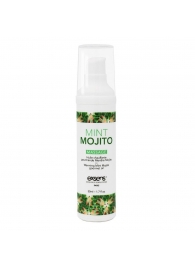 Разогревающее массажное масло с ароматом мохито Gourmet Mint Mojito - 50 мл. - Exsens - купить с доставкой в Серпухове