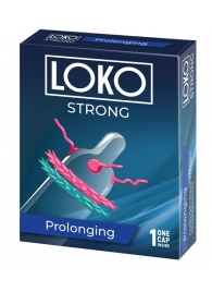 Стимулирующая насадка на пенис LOKO STRONG с продлевающим эффектом - Sitabella - в Серпухове купить с доставкой