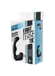 Черный вибромассажер простаты FantASStic Vibrating Prostate Massager - 11,3 см. - Dream Toys - в Серпухове купить с доставкой