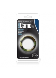 Эрекционное кольцо камуфляжной расцветки Silicone Camo Cock Ring - Blush Novelties - в Серпухове купить с доставкой